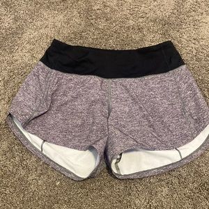 Gray lululemon shorts